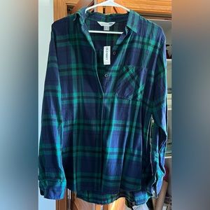 Plaid button down. Old Navy. Size XL. New with tags!